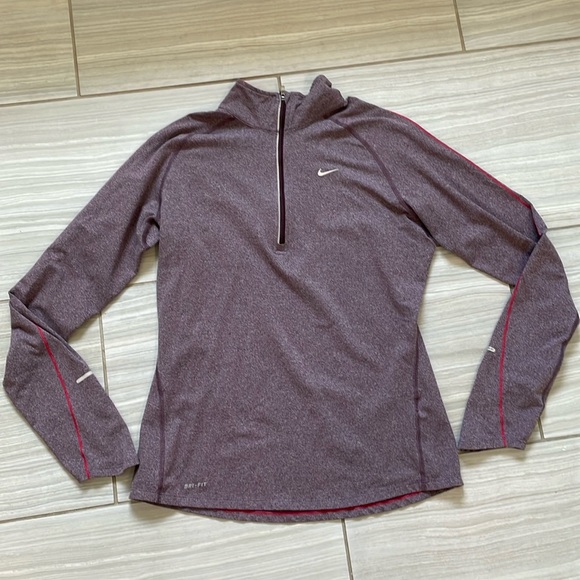 Nike Dri-Fit 1/4 Zip Long Sleeve Pullover - Picture 1 of 3